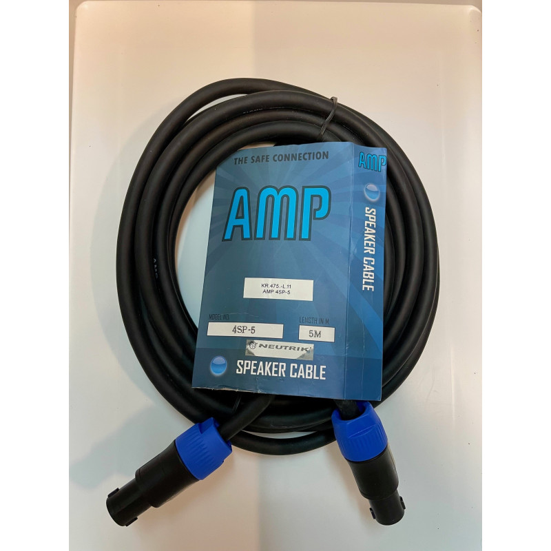 AMP Speakon 4-pol 5 m., Neutrik
