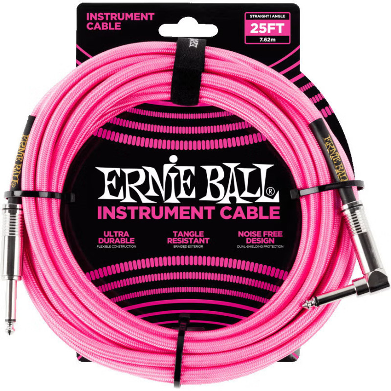 Ernie Ball Instrumentkabel - 7 meter (orange)