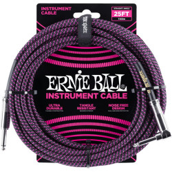 Ernie Ball PO6068 instrumentkabel 7,5 m., vinkel