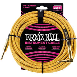 Ernie Ball PO6070 instrumentkabel  7,5 m., vinkel