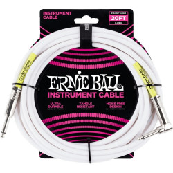 Ernie Ball PO6047 instrumentkabel 6 m., vinkel