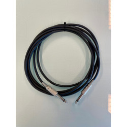 JG instrumentkabel 3 m. sort