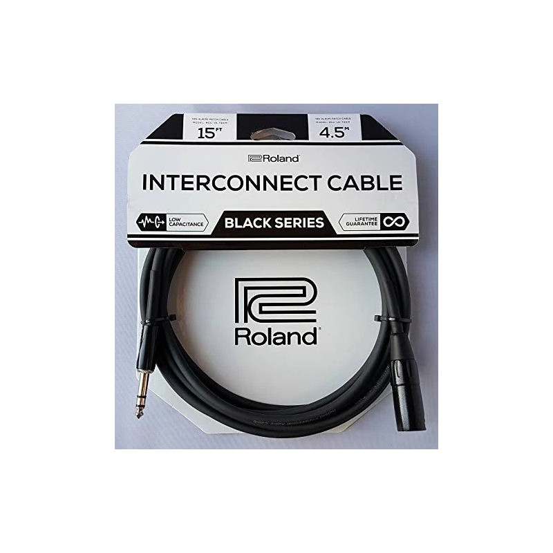 Roland stereo-jack/XLR-han 4,5 m.