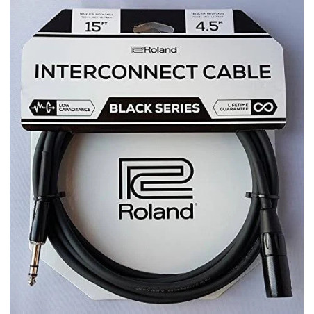 Roland stereo-jack/XLR-han 4,5 m.