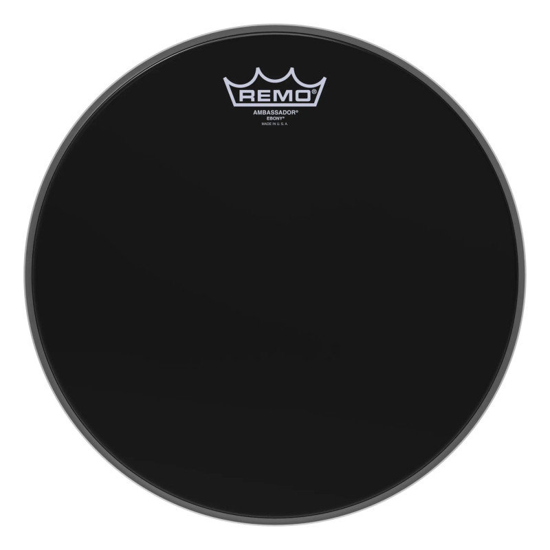 Remo 12" Ambasador Ebony