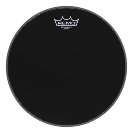 Remo 12" Ambasador Ebony