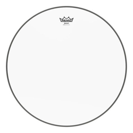 Remo 11 2/16"  Banjo skind Clear - Medium Collar