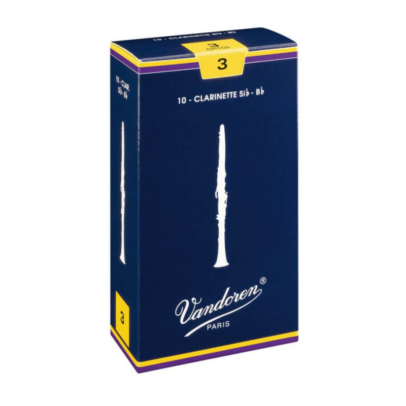 Vandoren Klarinet blade Traditionel (Blå) Vandoren Klarinet blade Traditionel (Blå)