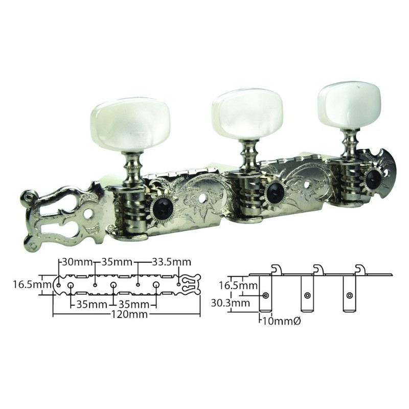 Gotoh Machine Heads - Nikkel