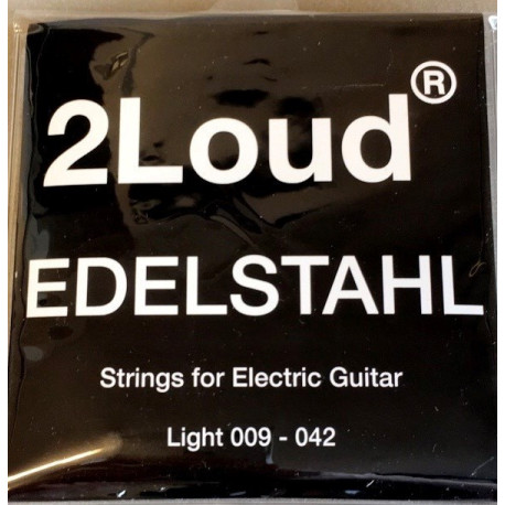 2Loud Edelstahl Elguitarstrenge