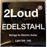 2Loud Edelstahl Elguitarstrenge