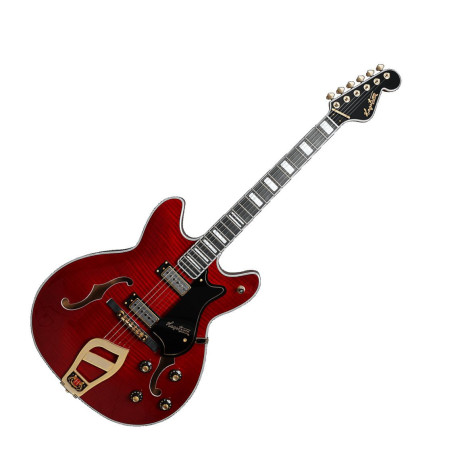 Hagström 67' Viking II - Wild Cherry Transparent