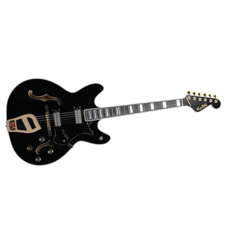 Hagström 67' Viking II - Black Gloss