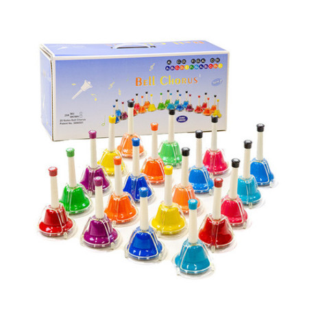 Bell Chorus Rainbow Handbells TRHB-8