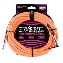 Ernie Ball Instrumentkabel - 7 meter (orange)