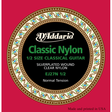 D'addario EJ27N 1/2 nylonstrenge