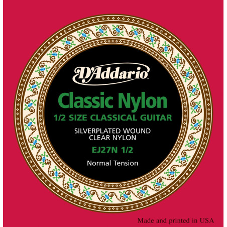 D'addario EJ27N 1/2 nylonstrenge