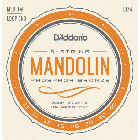 D'addario EJ74 mandolinstrenge