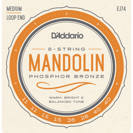 D'addario EJ74 mandolinstrenge