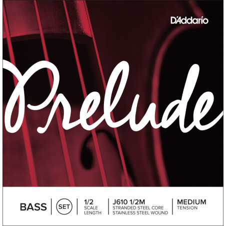 D'Addario Prelude kontrabas strenge J610 1/2M