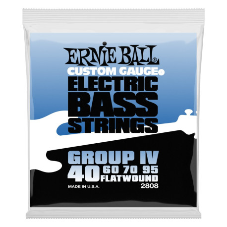 Ernie Ball 2808 Flatwound Stainless Steel Bass 40-95