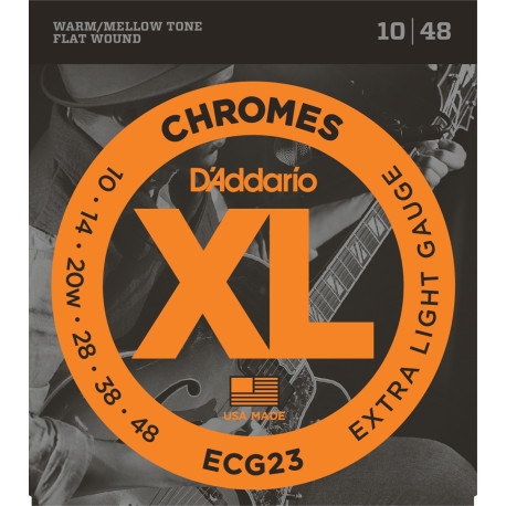 D'Addario XL Chromes, Extra light 10-48