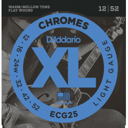 D'Addario XL Chromes, Light gauge 12-52