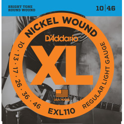 D'Addario XL Nickel Wound, Regular light 10-46