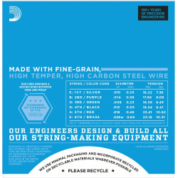D'Addario XL Nickel wound, High strung/Nashville