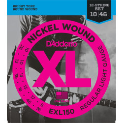 D'Addario XL Nickel wound, Regular light 12-strenget