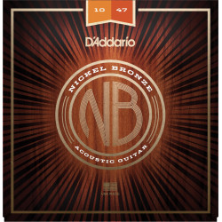 D'Addario Nickel Bronze akustisk 10-47