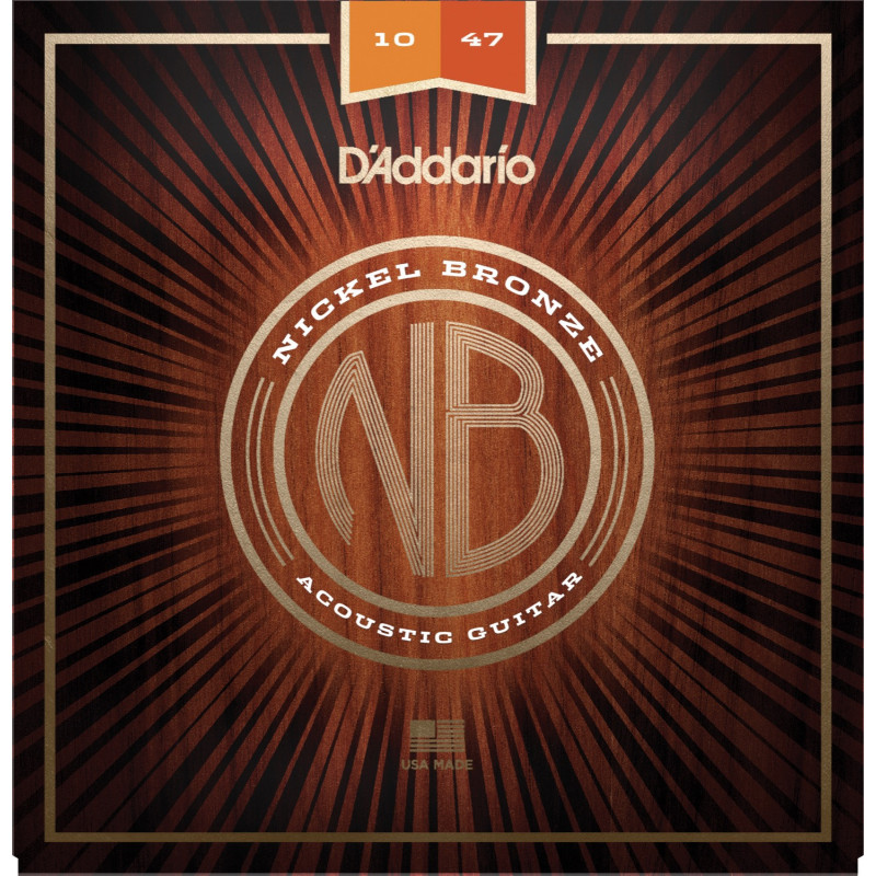 D'Addario Nickel Bronze akustisk 10-47