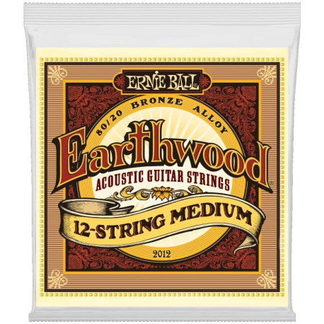 Ernie Ball 2012 Earthwood 12-strenget medium