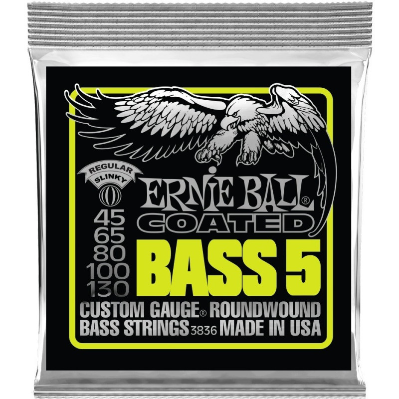 Ernie Ball 3836 5-strenget Coated Bass Regular Slinky