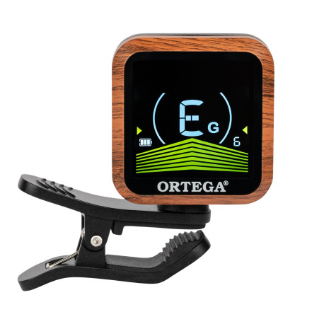 Ortega Oetrc Genopladelig Clip-On Tuner