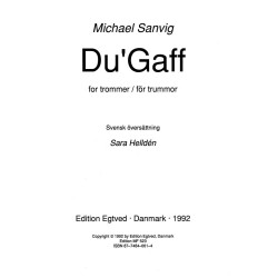 Du'Gaff - for trommer