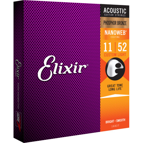 Elixir Nanoweb 11 - 52 Phosphor Bronze