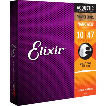 Elixir Nanoweb 10 - 47 Phosphor Bronze