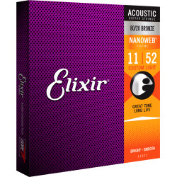 Elixir Nanoweb 11 - 52 80/20 Bronze