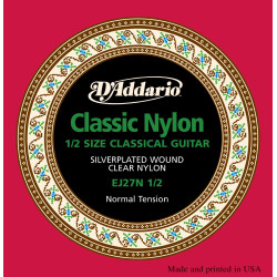D'addario EJ27N 1/2 nylonstrenge