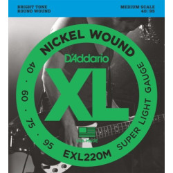 D'Addario XL Nickel Wound 40-95 Medium scale