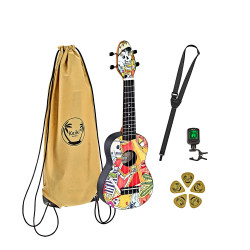 Keiki Ukulele Pakke K2-EM El Muerto