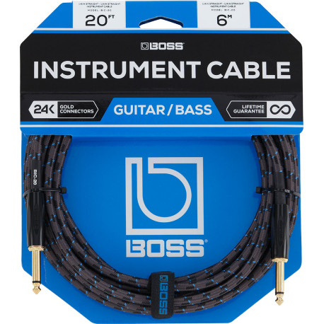 Boss BIC-20 instrumentkabel 6 m.